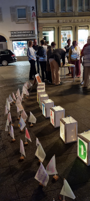Omas gegen Rechts Lörrach am Stand